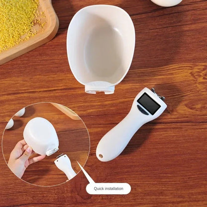 Digital LCD Kitchen Weighing Tool with Measuring Spoon